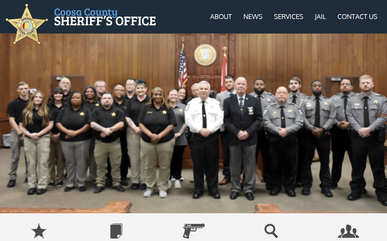 Coosa County Sheriff official home for recent arrests